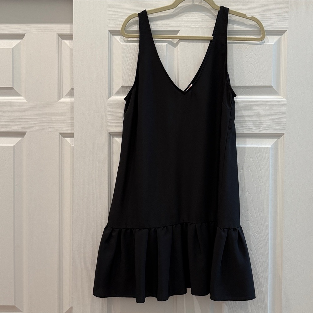 Black mini dress